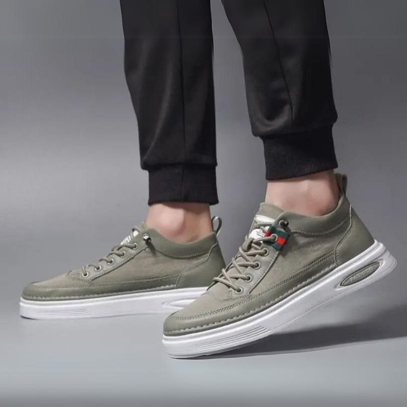 Men’s Casual Sneakers - Lace-Up - Cushioned Sole - Lightweight & Durable