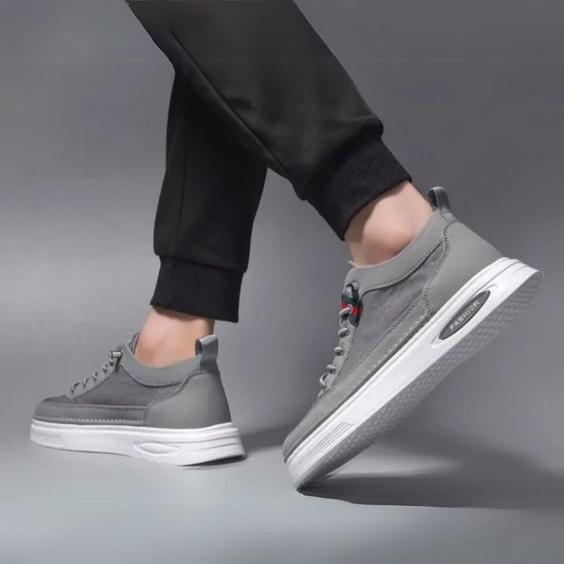 Men’s Casual Sneakers - Lace-Up - Cushioned Sole - Lightweight & Durable