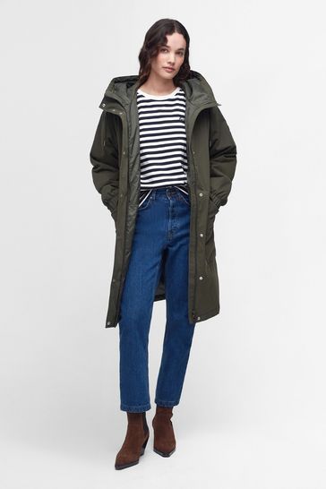 Women’s Hooded Jacket – Oversized Fit – Cotton Blend – V-Neck – Button Pockets