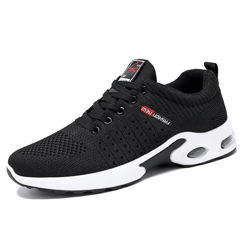 Men’s Athletic Sneakers – Breathable Mesh – Cushioned Sole – Lightweight Low Top