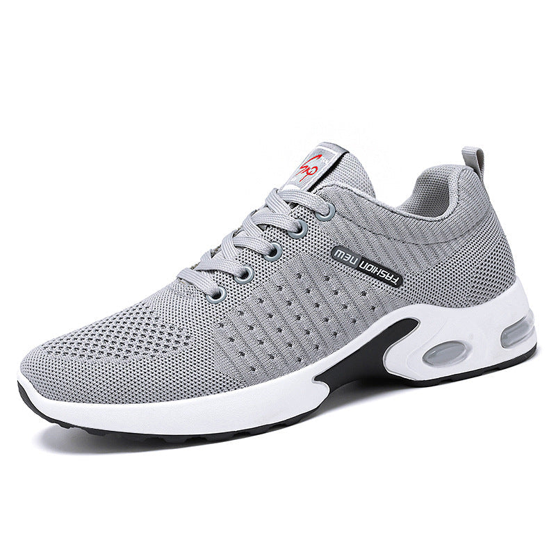 Men’s Athletic Sneakers – Breathable Mesh – Cushioned Sole – Lightweight Low Top