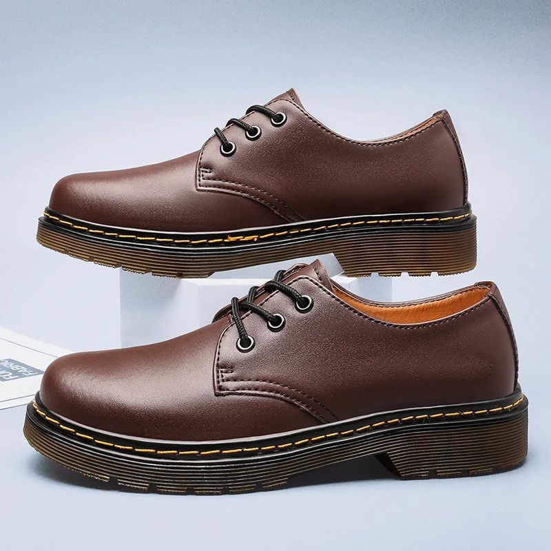 Men’s Oxford Shoes – Smooth Leather – Classic Fit – Formal Lace-Up Design
