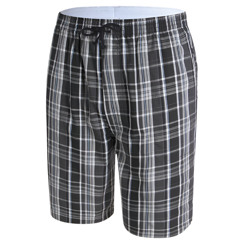Men's Plaid Shorts - Loose Fit - Trendy Style - Comfortable Wear