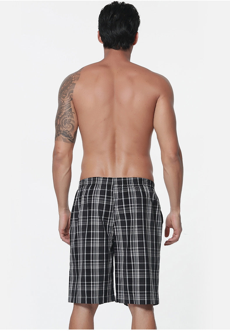 Men's Plaid Shorts - Loose Fit - Trendy Style - Comfortable Wear