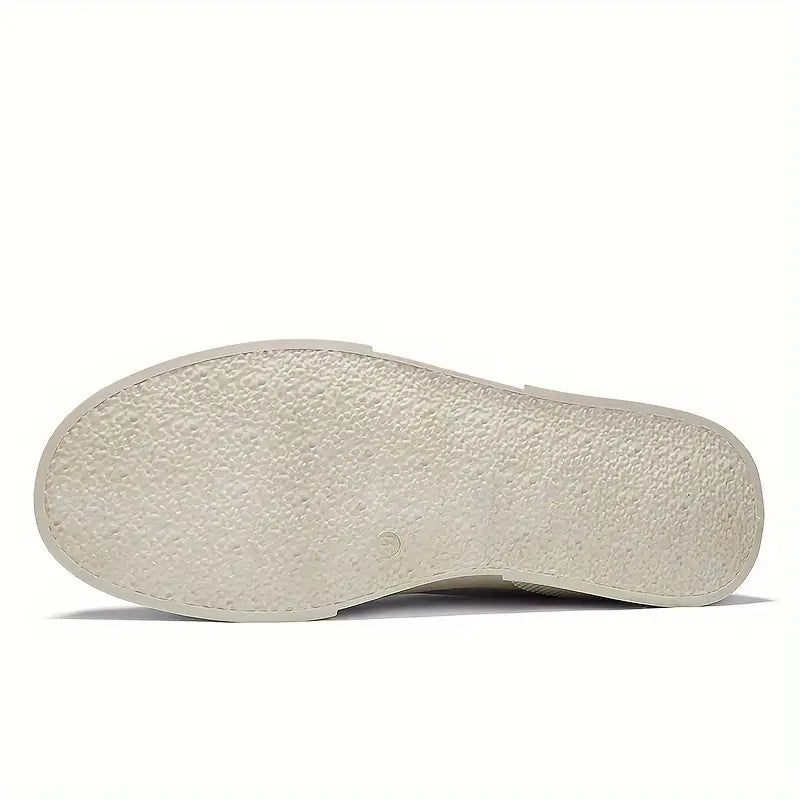 Men’s Casual Sneakers - Low-Top Lace-Up - Durable Grip Sole