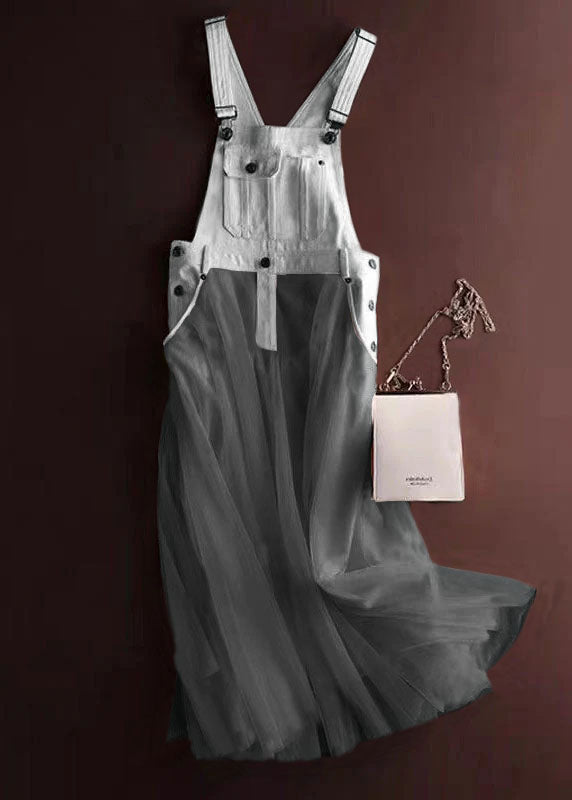 Women’s Suspender Skirt – A-line Fit – Structured Bodice – Layered Tulle Skirt – Midi Length