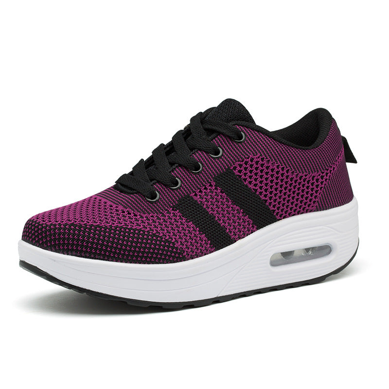Women’s Orthopedic Sports Trainers – Air Cushion Sole – Lace-Up Fit
