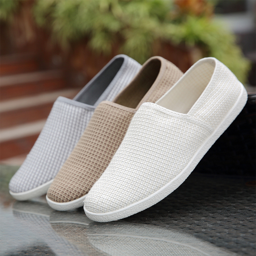Men’s Slip-On Loafers – Sleek Fit – Leather Look – Luxury Formal Dress Shoes