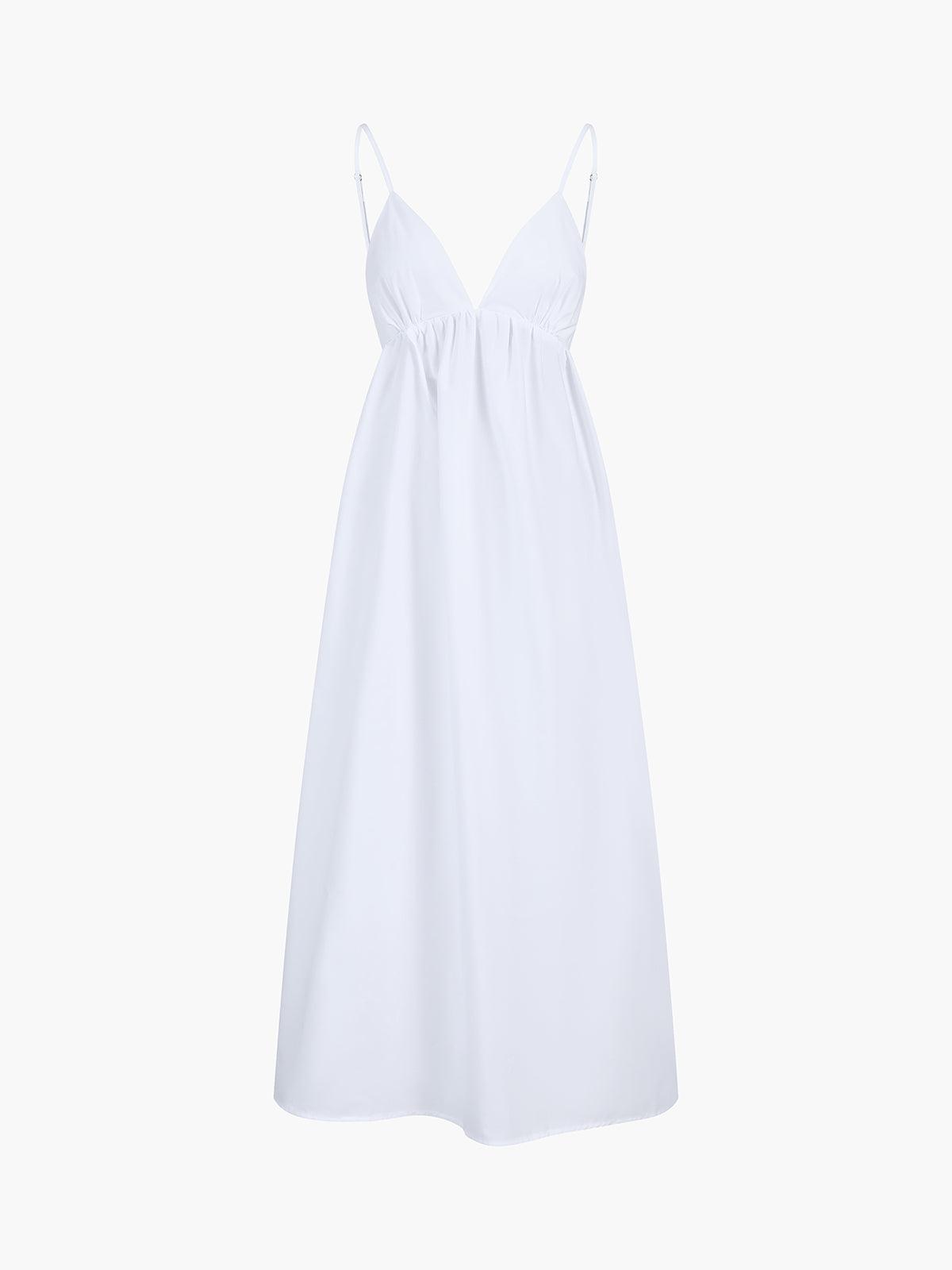 Women's Linen Midi Dress – Breathable and Stylish Summer Outfit