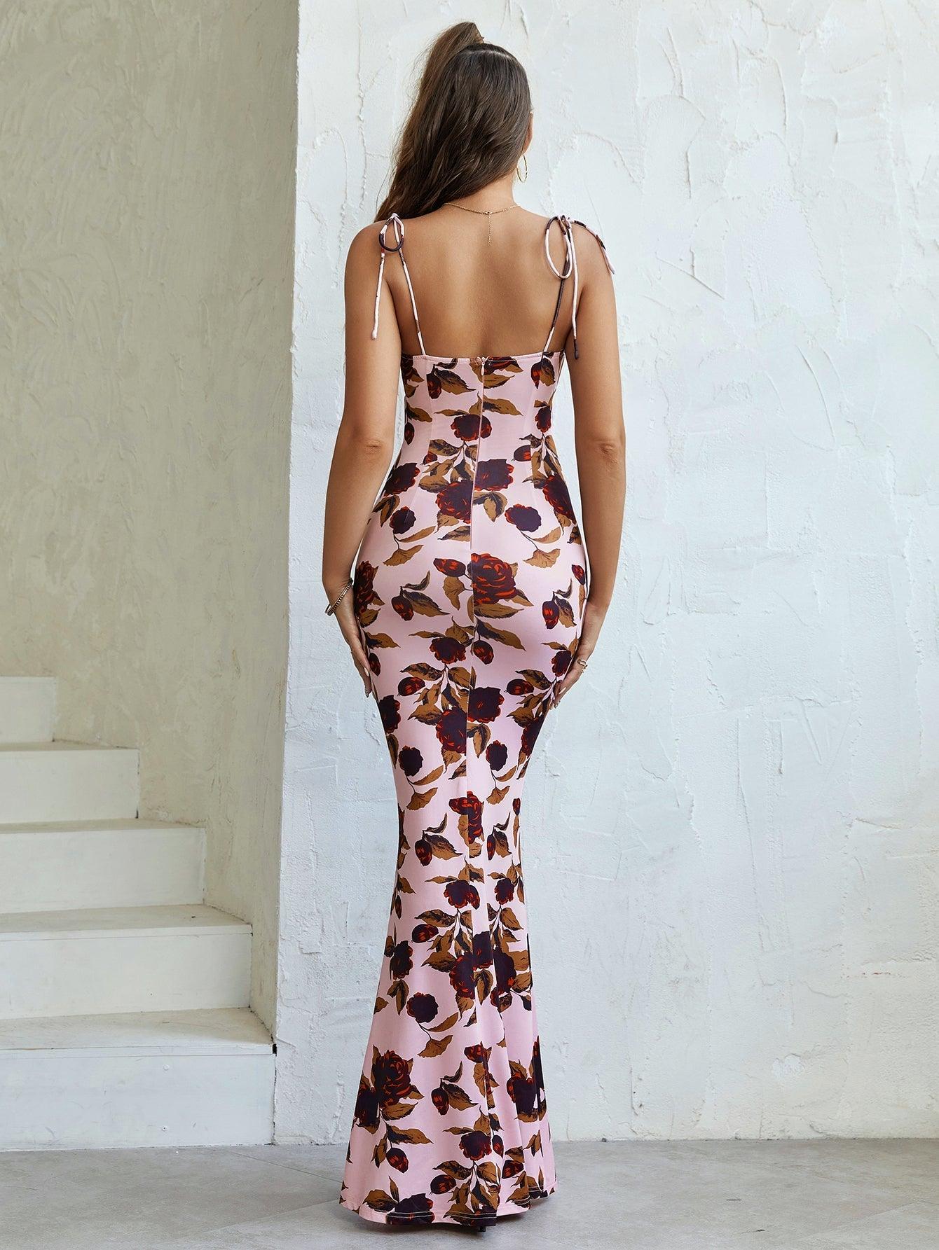 Floral Sleeveless Maxi Dress for Women