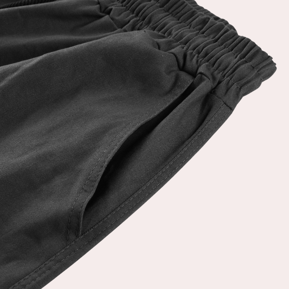 Men’s Cargo Trousers – Relaxed Fit – Straight Leg – Cotton Blend – Utility Pockets