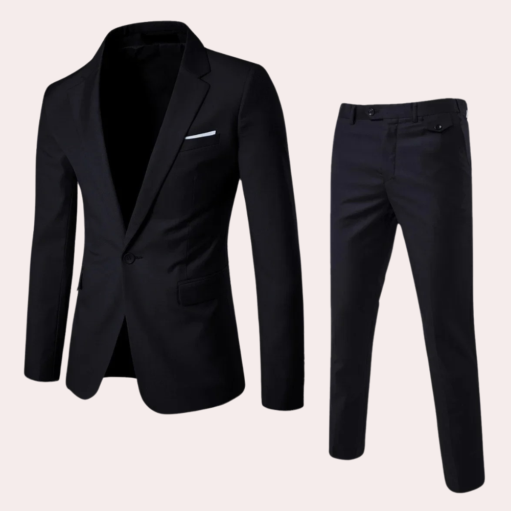 Men's Business Suit - Classic Fit - Professional Formal Wear