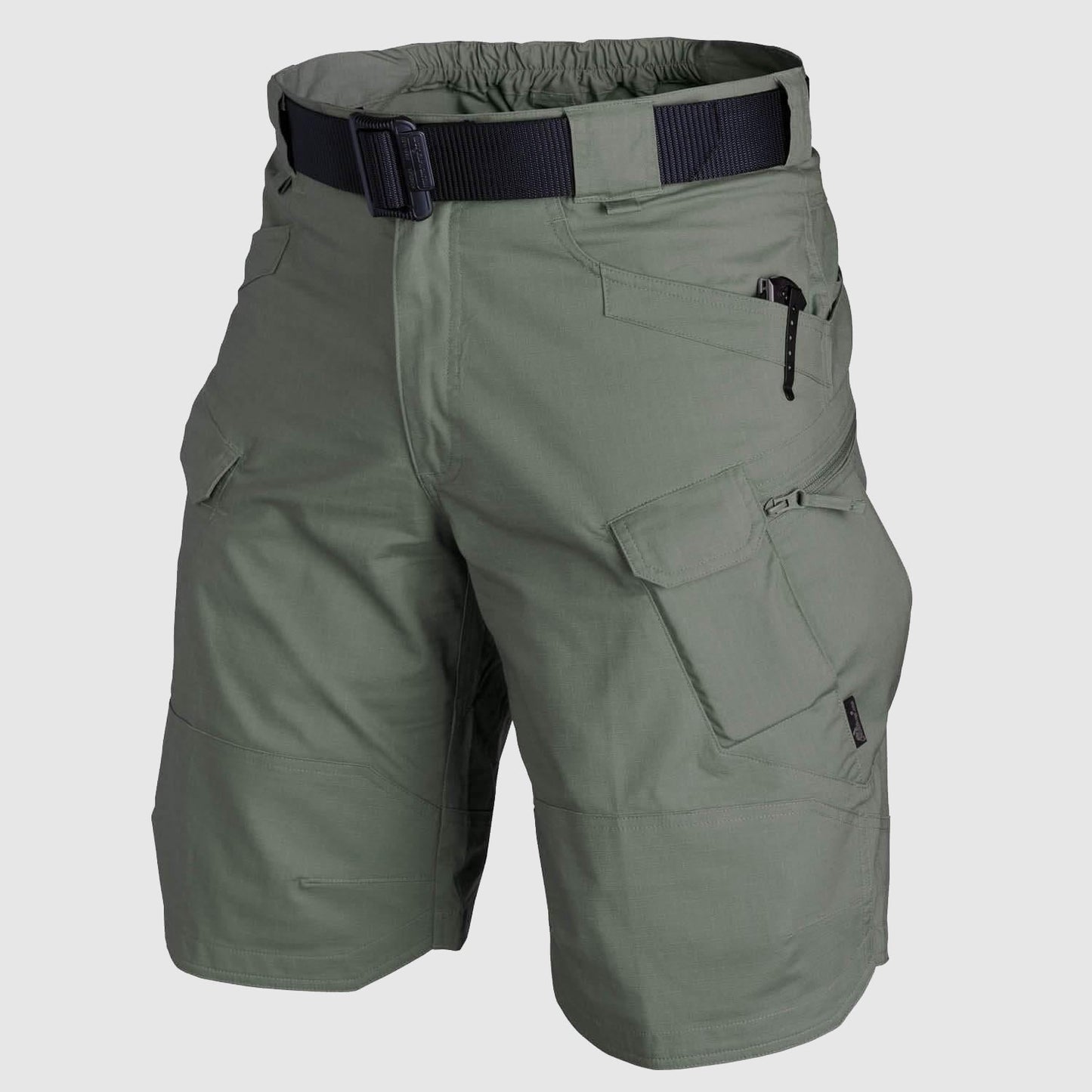 Men's Tactical Cargo Shorts - Durable Cotton - Multi-Pocket - Adjustable Waist
