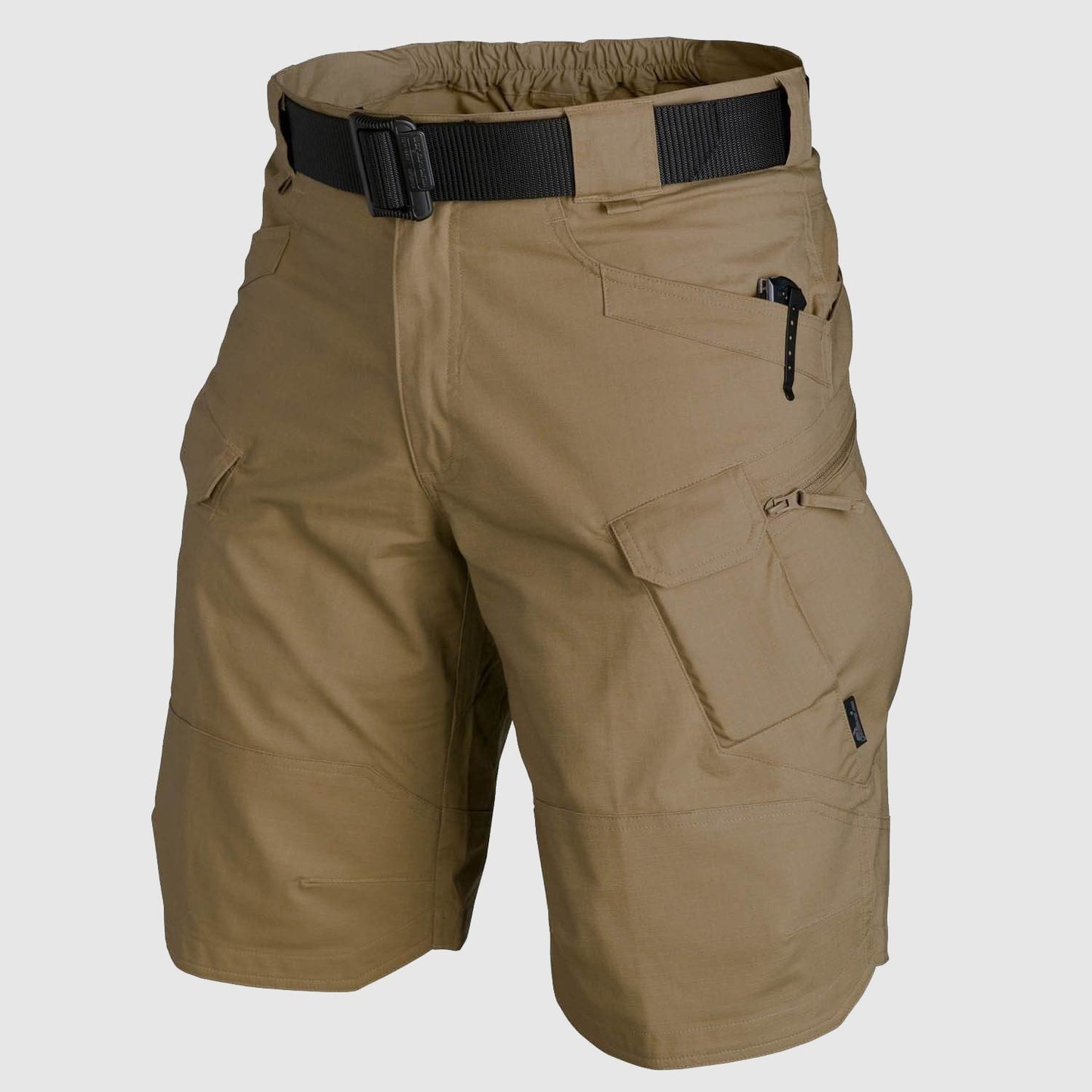 Men's Tactical Cargo Shorts - Durable Cotton - Multi-Pocket - Adjustable Waist