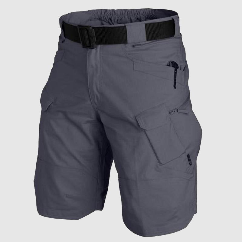 Men's Tactical Cargo Shorts - Durable Cotton - Multi-Pocket - Adjustable Waist