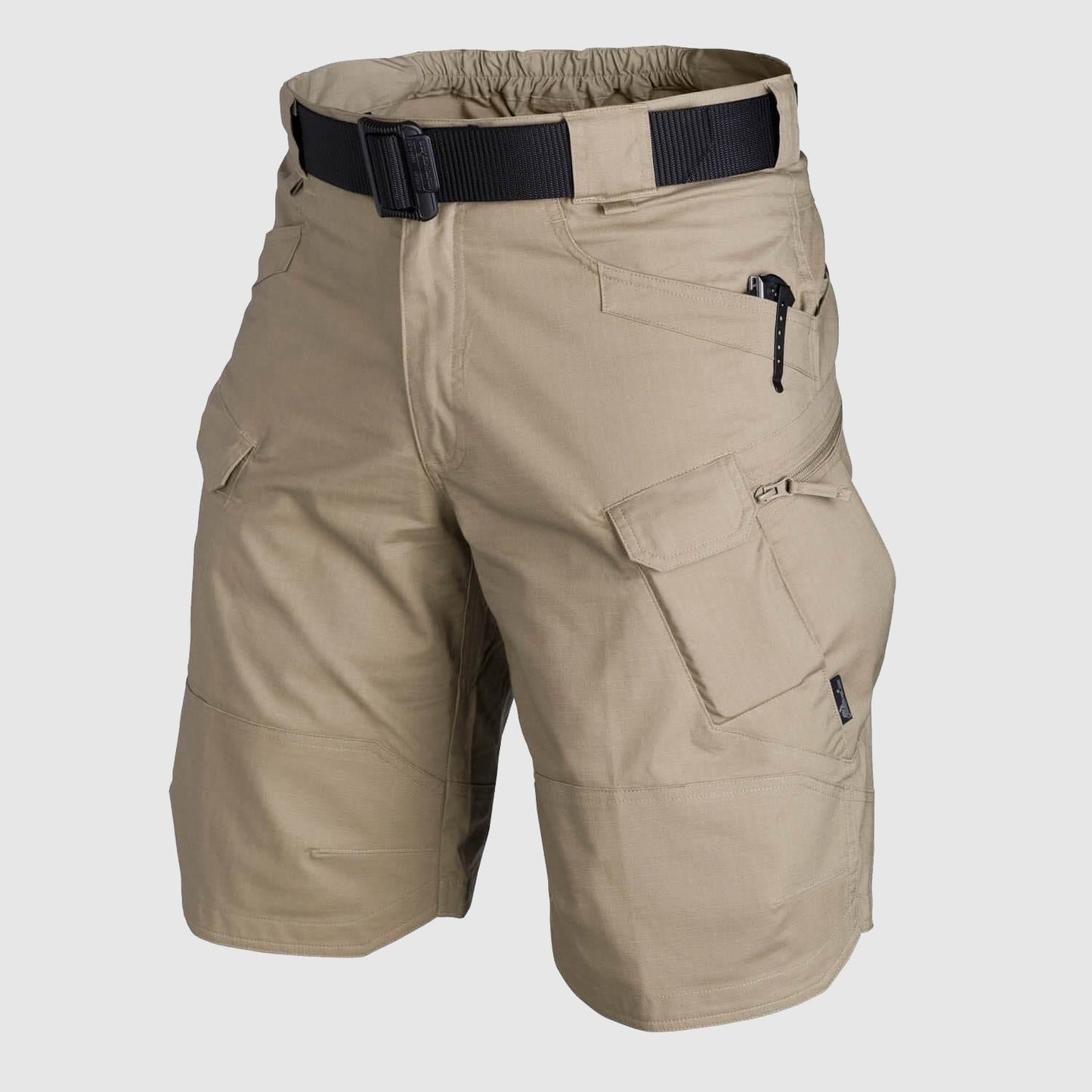 Men's Tactical Cargo Shorts - Durable Cotton - Multi-Pocket - Adjustable Waist