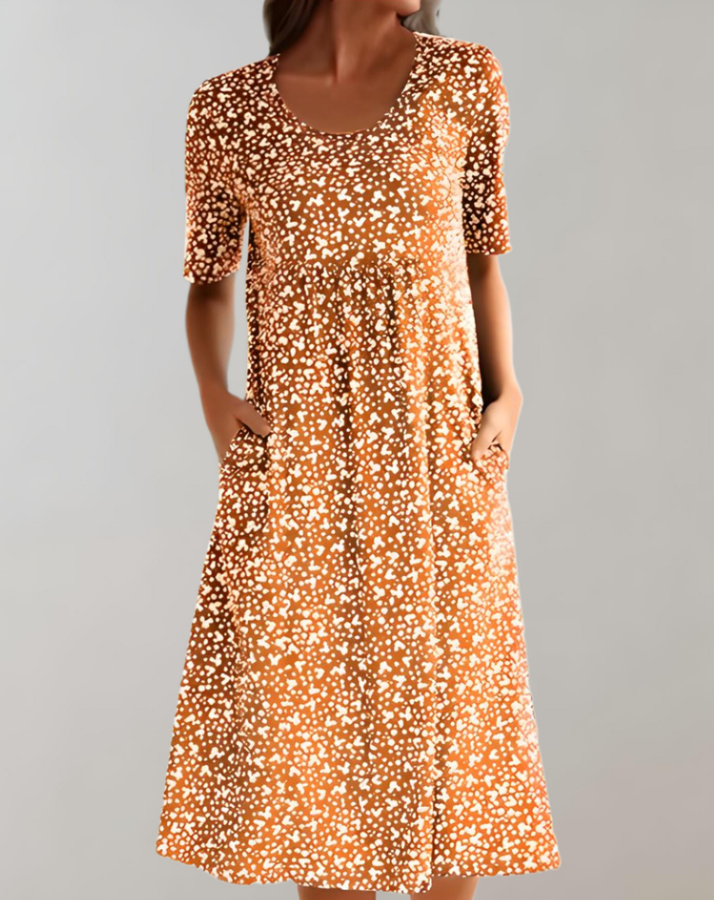 Women's Lightweight Summer V-Neck Casual Dress