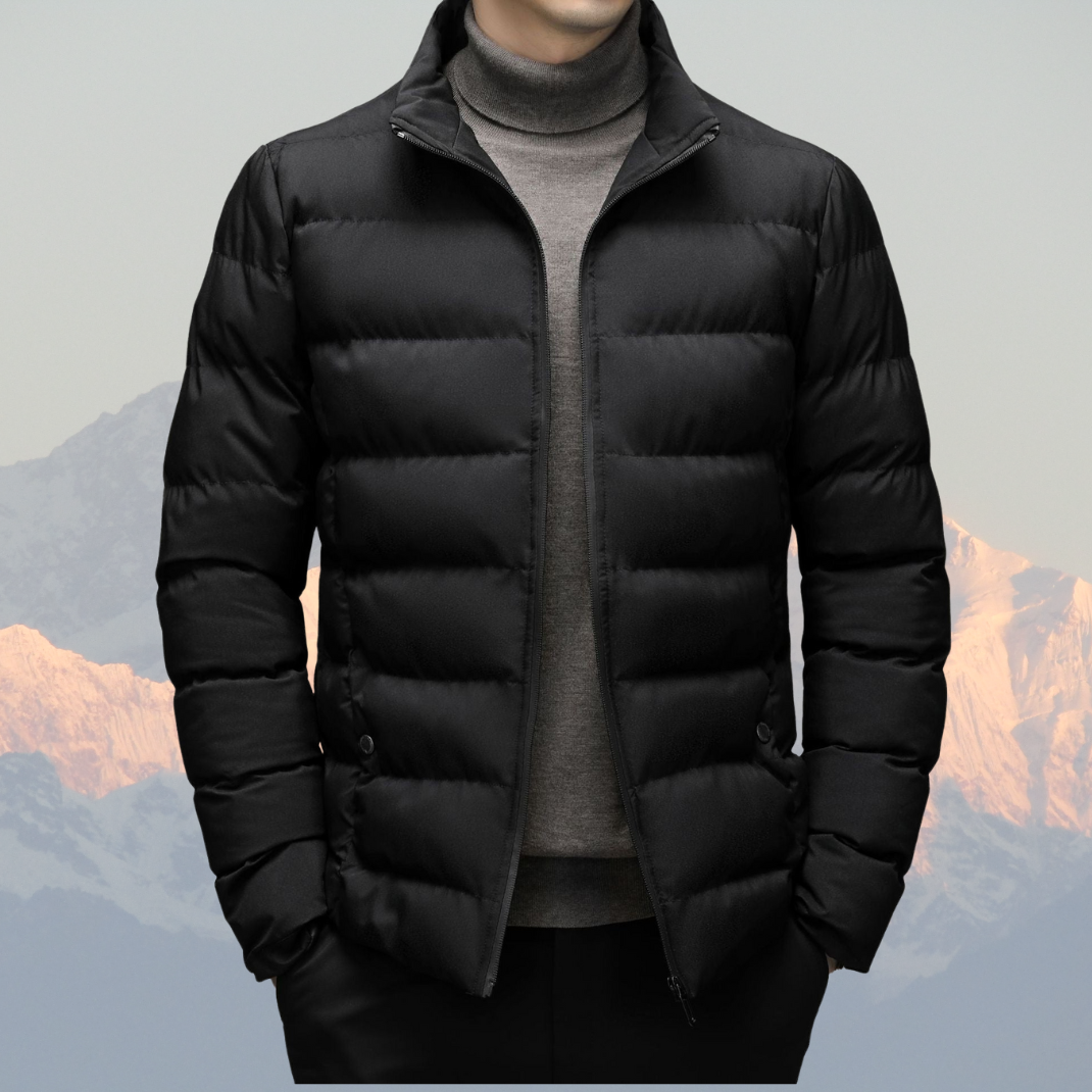 Men’s Lightweight Down Jacket – Insulated, Water-Resistant, Packable Winter Coat