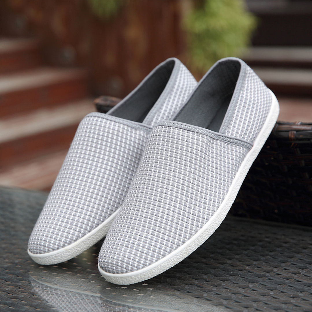 Men’s Slip-On Loafers – Sleek Fit – Leather Look – Luxury Formal Dress Shoes