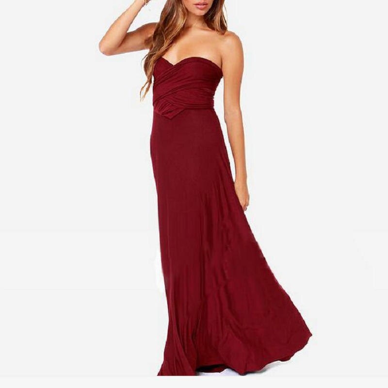 Women’s Maxi Dress - Halter Neck - Backless Cross Strap - Flowy A-Line Fit