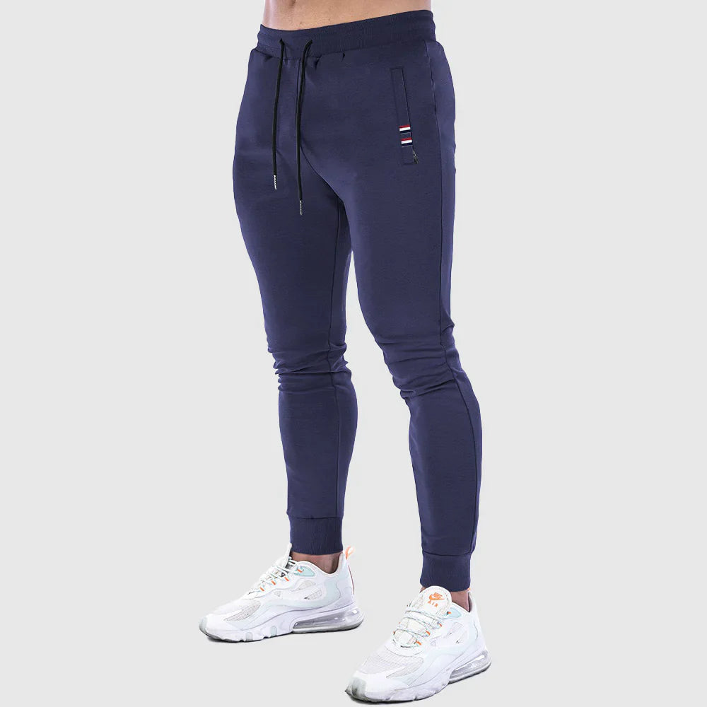 Men’s Jogger Trousers - Slim Fit - Elastic Waist - Adjustable Drawstring - Breathable