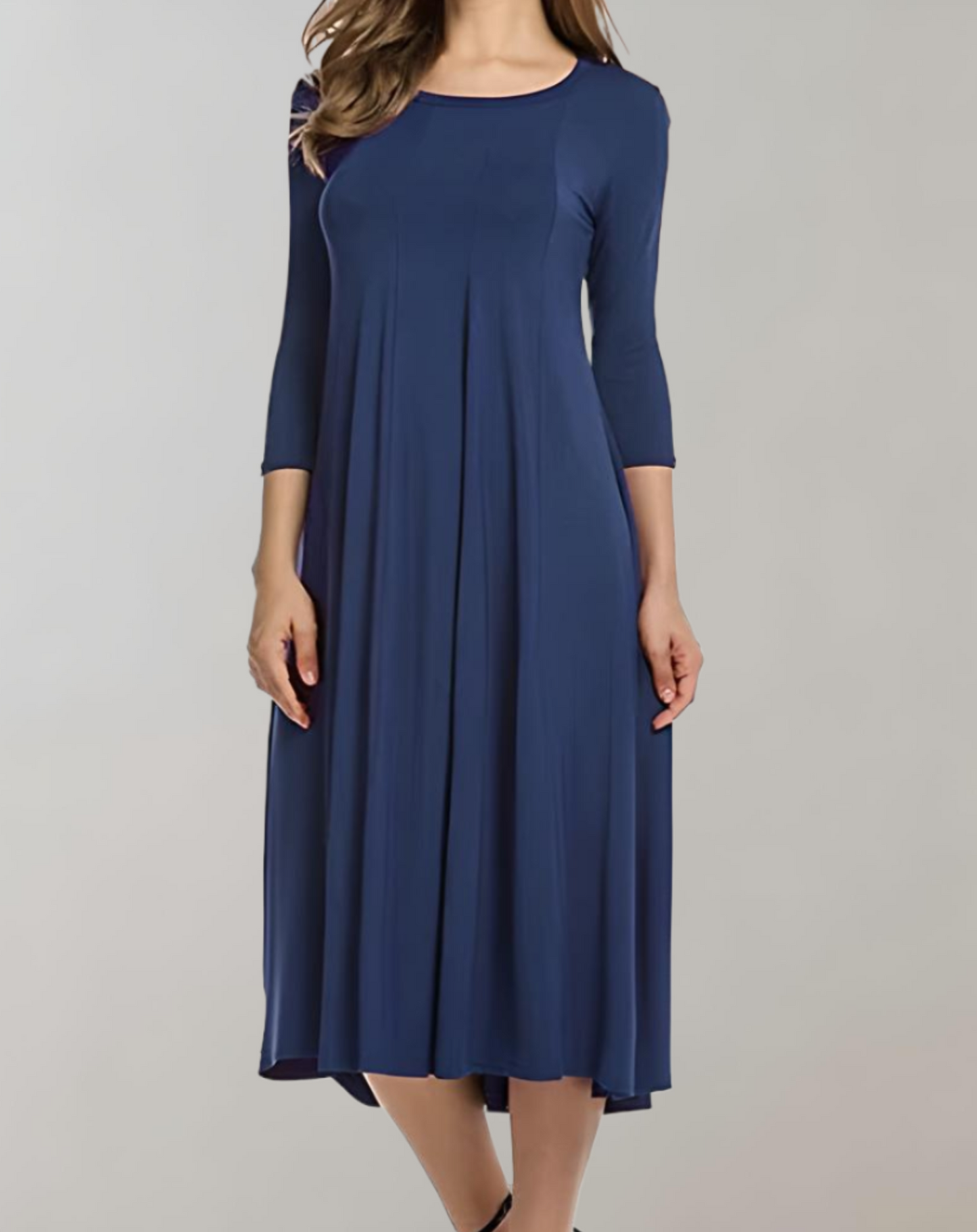Women's Summer Swing Dress - Sleeveless Flowy Casual Dress