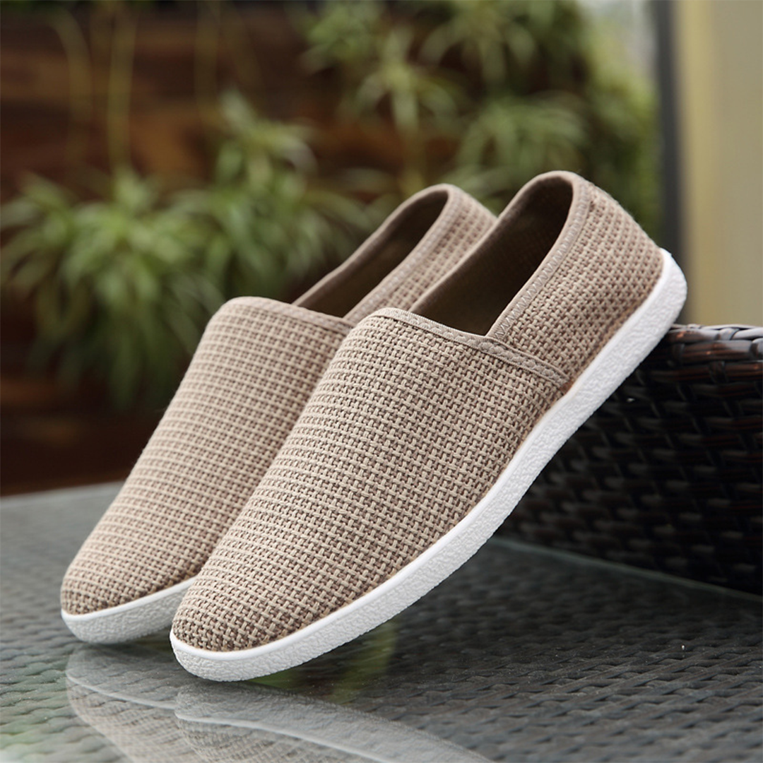 Men’s Slip-On Loafers – Sleek Fit – Leather Look – Luxury Formal Dress Shoes
