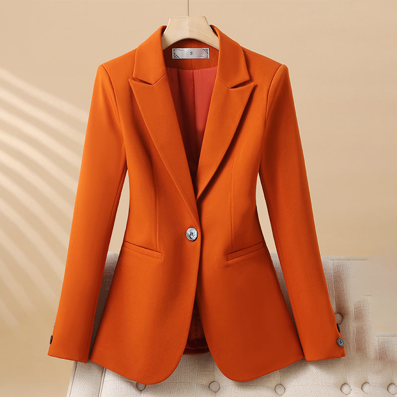 Women’s Blazer – Tailored Fit – Single Breasted – Classic Lapels – Formal Style