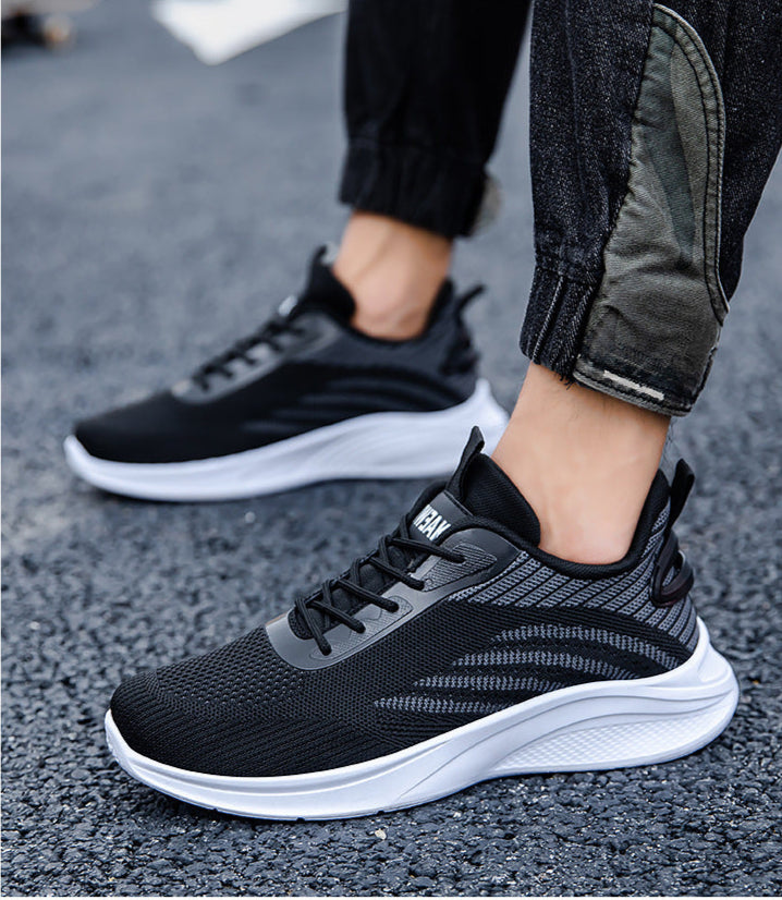 Men's Sports Shoes - Breathable Mesh Design - Lightweight Summer Footwear