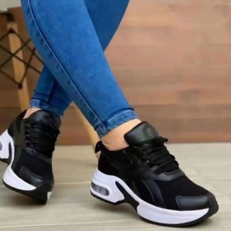 Women’s Ortho Sneakers – Breathable Mesh – Cushioned Sole – Lace-Up Athletic Fit