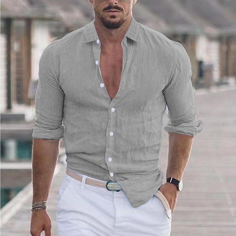Men's Shirt – Lightweight & Breathable Casual Button-Up