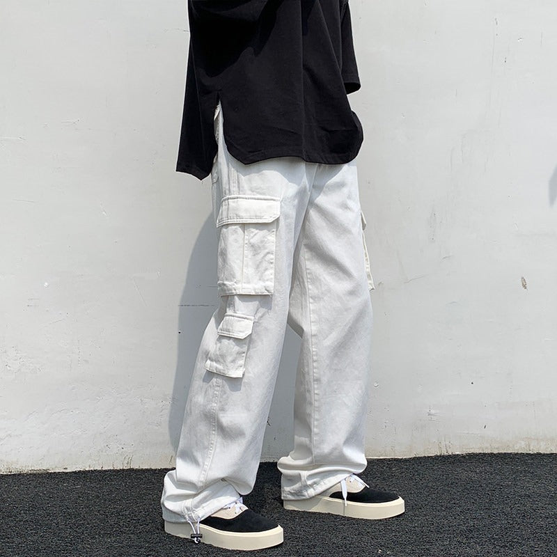 Men’s Cargo Pants – Relaxed Fit – Multi-Pocket Utility Design