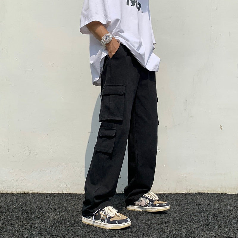 Men’s Cargo Pants – Relaxed Fit – Multi-Pocket Utility Design