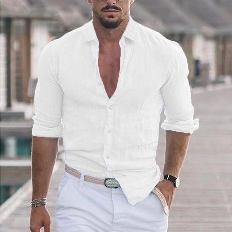 Men's Shirt – Lightweight & Breathable Casual Button-Up