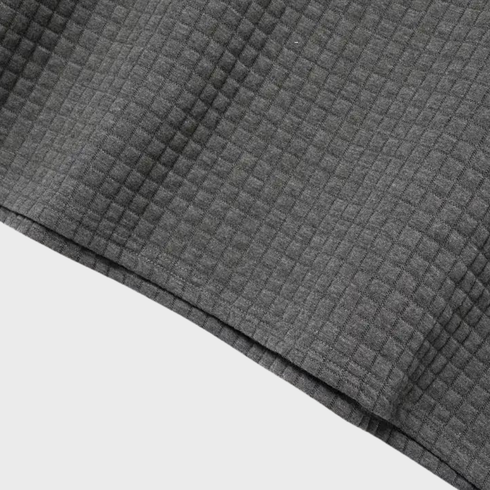 Men’s Polo Shirt – Slim Fit – Soft Knit – Contrast Trim – Subtle Textured Design