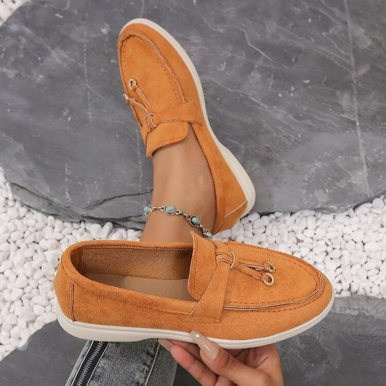 Women’s Slip-On Shoes – Sleek Fit – Soft Textured Upper – Casual Everyday Wear