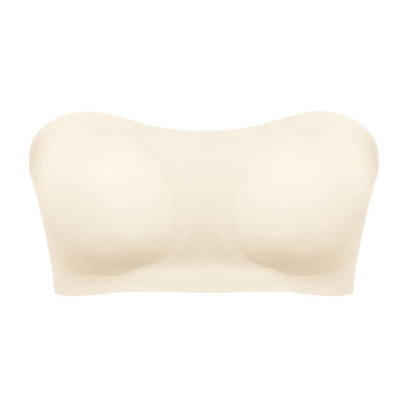 Women’s Strapless Bra – Push Up Support – Seamless Fit – Breathable Blend – Anti-Slip