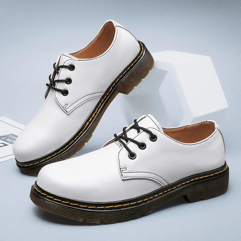 Men’s Oxford Shoes – Smooth Leather – Classic Fit – Formal Lace-Up Design