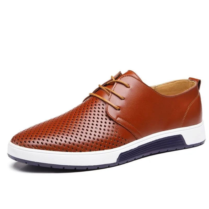 Men’s Lace-Up Sneakers – Supportive Fit – Streamlined Design – Cushioned Rubber Sole