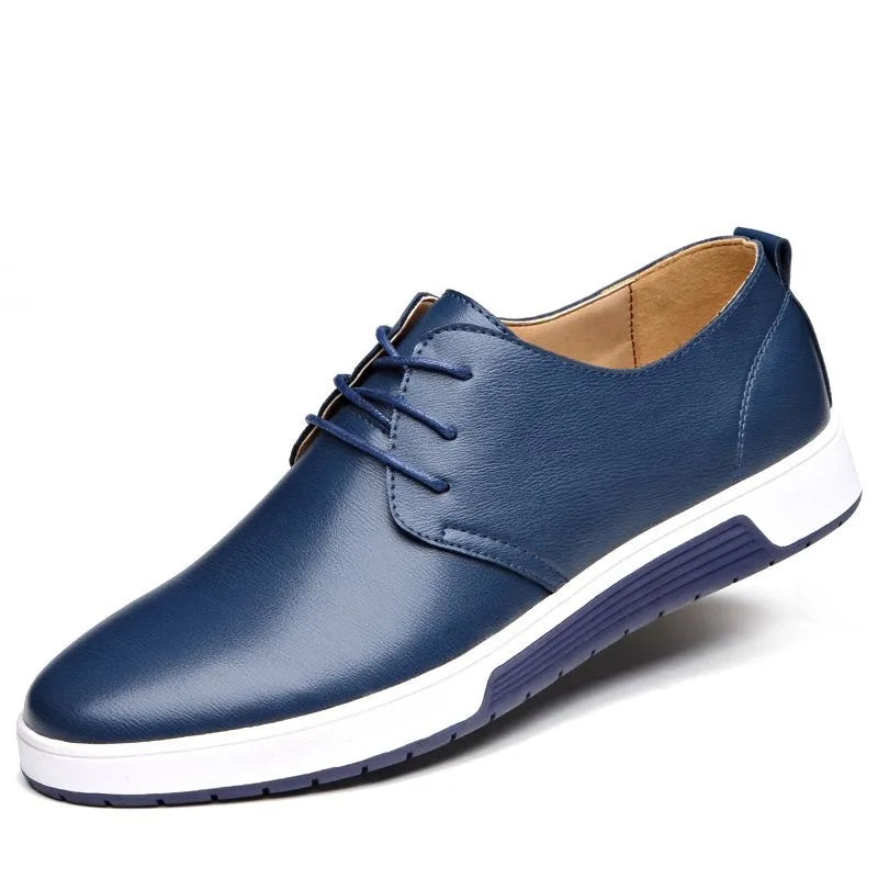 Men’s Lace-Up Sneakers – Supportive Fit – Streamlined Design – Cushioned Rubber Sole
