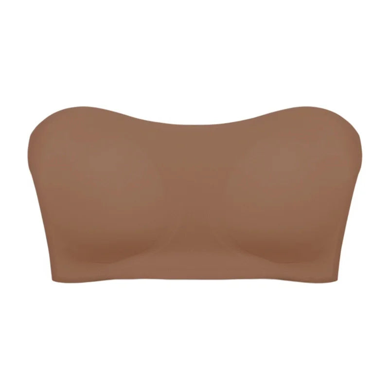 Women’s Strapless Bra – Push Up Support – Seamless Fit – Breathable Blend – Anti-Slip