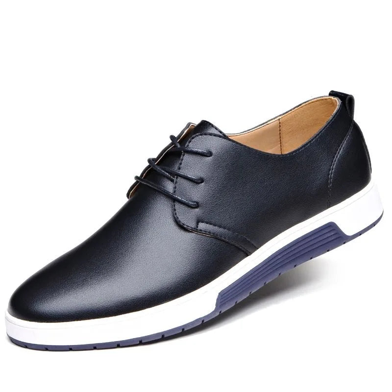 Men’s Lace-Up Sneakers – Supportive Fit – Streamlined Design – Cushioned Rubber Sole