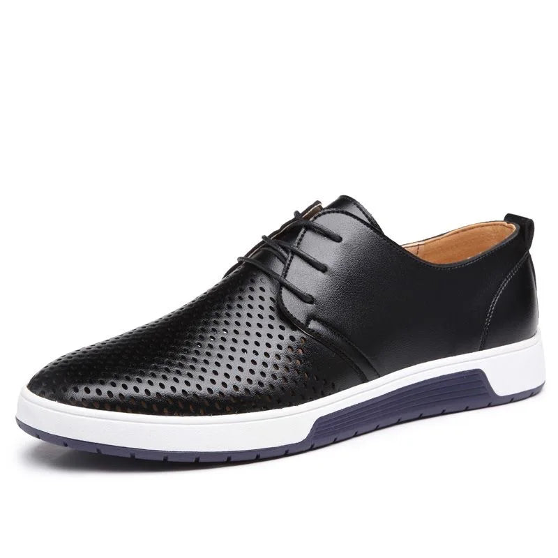 Men’s Lace-Up Sneakers – Supportive Fit – Streamlined Design – Cushioned Rubber Sole