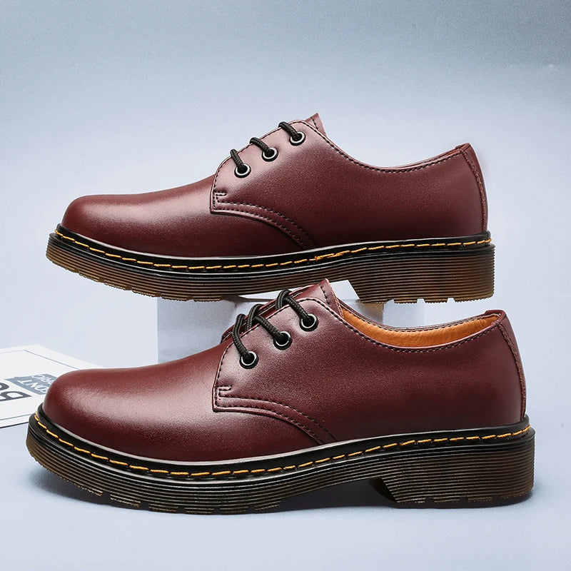 Men’s Oxford Shoes – Smooth Leather – Classic Fit – Formal Lace-Up Design