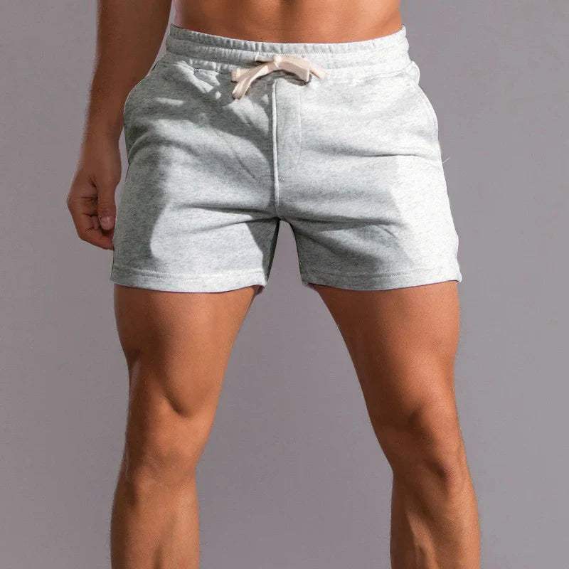 Men’s Casual Shorts - Elastic Waistband - Breathable - Adjustable Fit - Side Pockets
