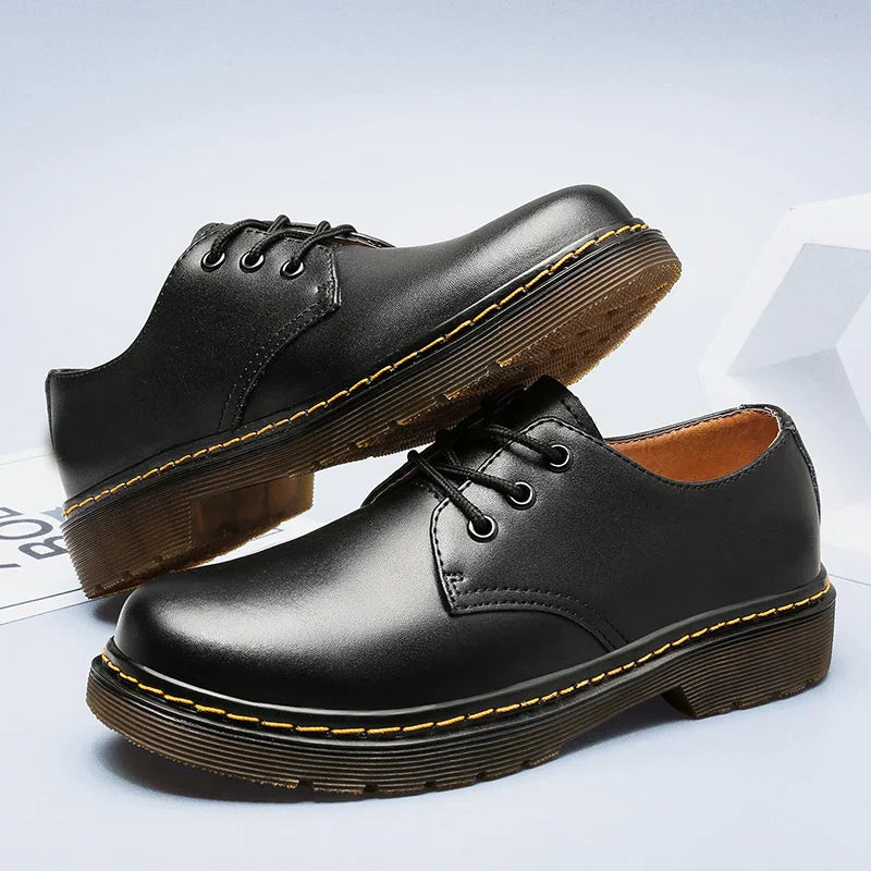 Men’s Oxford Shoes – Smooth Leather – Classic Fit – Formal Lace-Up Design