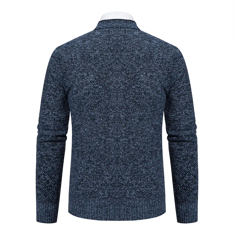 Men's v-neck knitted cardigan