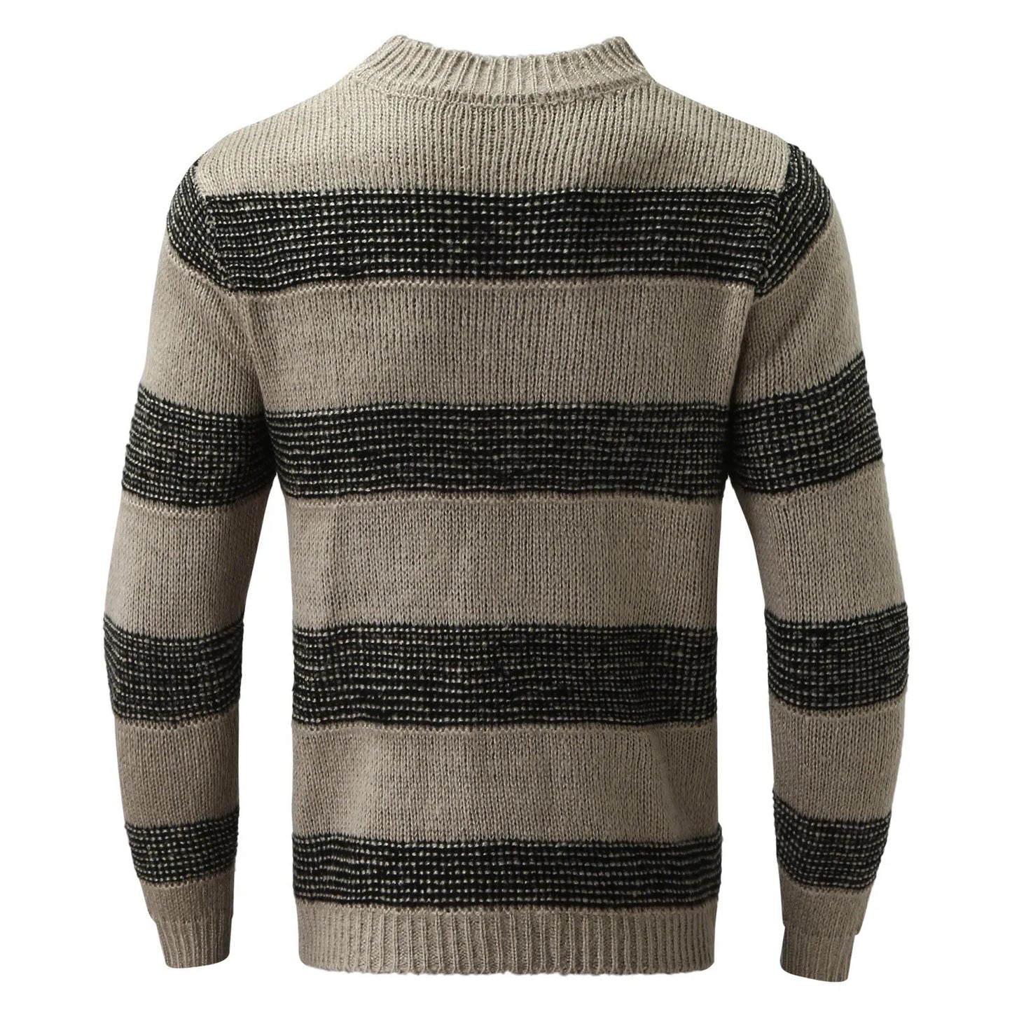 Men's knitted striped sweater