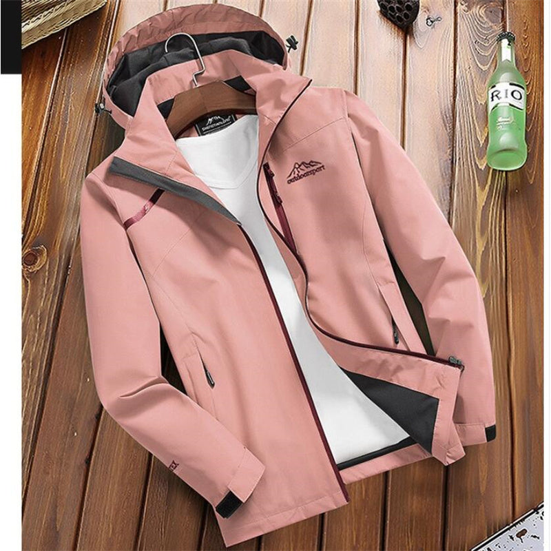 Men’s Rain Jacket – Regular Fit – Zip Front – Lined Lightweight Design