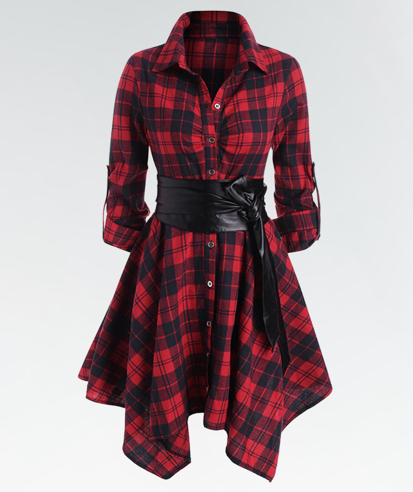 Women's Stylish Gingham Summer Dress
